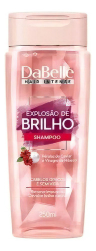 Shampoo Explosão De Brilho Reconstrução Vegano Dabelle 250ml