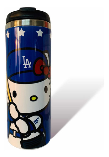Termo Dodgers Hello Kitty Color Azul Marino