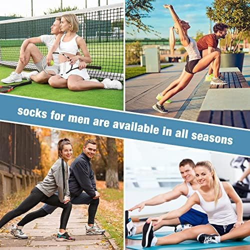 Coovan 8 Pares De Calcetines Tobilleros Para Hombre, Calceti
