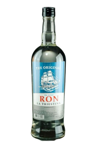 Ron Blanco La Triestina For Export Trago Postre Botella X1lt