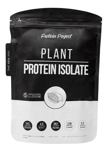 Plant Protein Vegan Pea 908 Grs Isolate Project Sin Sabor