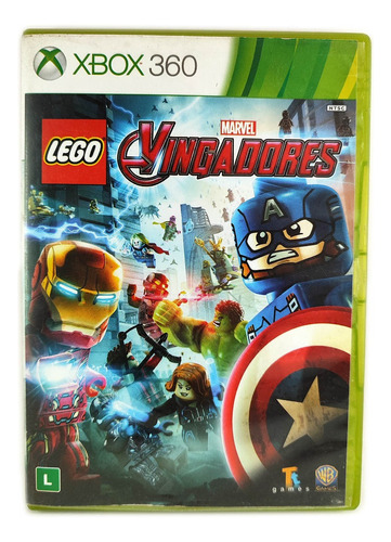 Lego Marvel Vingadores Xbox 360 Mídia Física