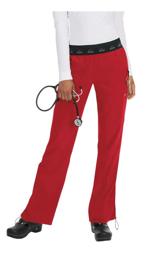 Pantalon Pantalones Doctora Medicina Rojo Salud