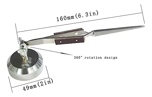 Pinzas De Soldadura Luo Ke, Para Joyera Y Base Giratoria 360