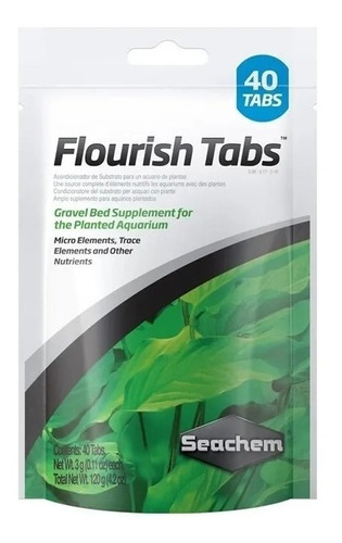 Seachem Flourish Tabs Pack 40u Fertilizante Sustrato Acuario