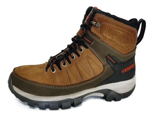 Botas Outdoor De Piel Color Café Marca Kroogen Para Hombre | Envío gratis