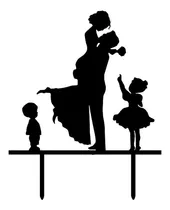 Comprar Cake Topper Adorno Torta - Boda Casamiento Pareja Y Niños