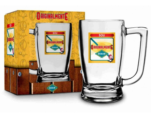 Caneca Vidro 340 Taberna - Originalmente - Brasfoot