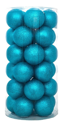 Esferas Navideñas Colgable 30 Pzs Plastico Arbol Navidad 8cm