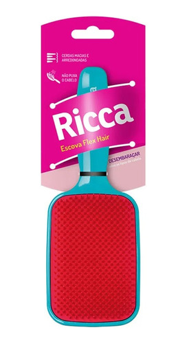 Ricca Escova Raquete Flex Blue Cód.451