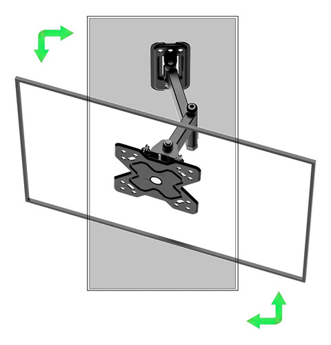 Monitor De Rotação Vertical Mount Plus Pl-112 Portrait Lands