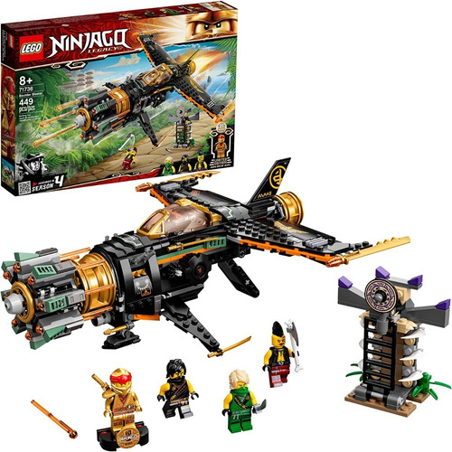 Kit De Construcción Lego Ninjago Lanzador De Rocas 71736