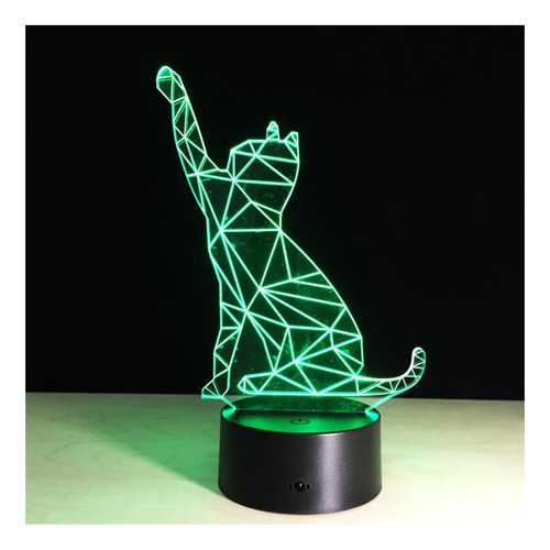 Lampara Usb Gato Patita Con Aplicación