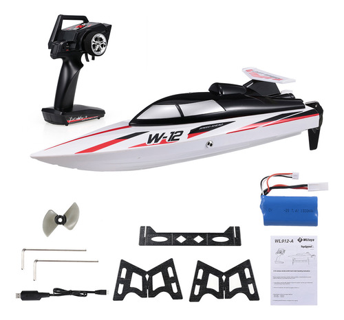 Barco A Control Remoto Wl912-a Wltoys 35 Km/h 2.4 G Rc Racin