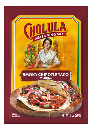 Cholula Mezcla De Condimentos Ahumados Para Tacos De Chipotl