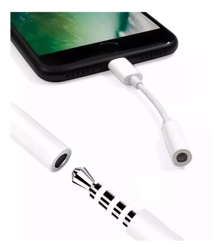 Cable Adaptador Spica Jack Auriculares Compatible Con iPhone