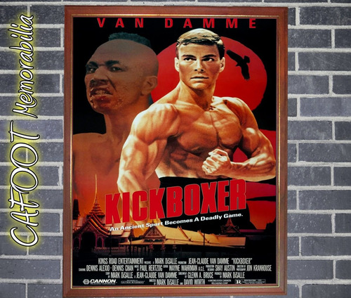 Pelicula Kickboxer Poster En Cuadro Van Damme