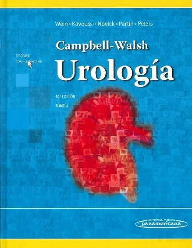 Libro Urología Campbell-walsh Tomo 4 De Alan J. Wein, Louis