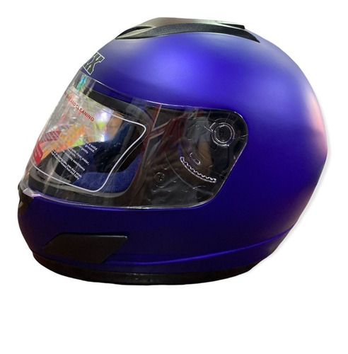 Casco Integral  Azul Mate Power Maxx