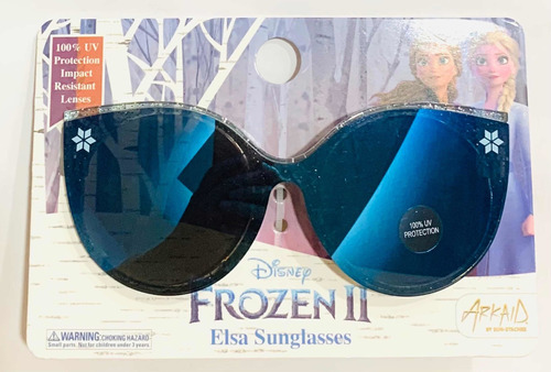 Disney Frozen Elsa Lentes De Sol Color del armazón Azul