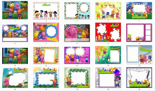 Imagem 2 de 3 de Arte Convite - Backyardigans - Envio Por Email