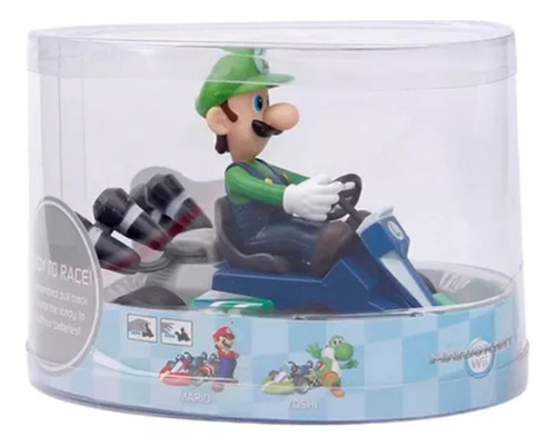 Mario Bros Auto Mario Kart Personajes A Fricción En Caja!