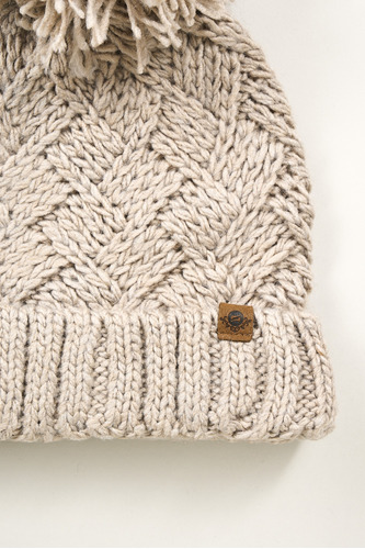 Gorro De Lana Mujer Con Pompon - Polemic