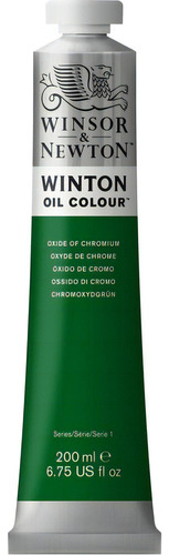 Pintura al óleo Winton para lienzo, 200 ml, color Winsor & Newton, óxido de cromo