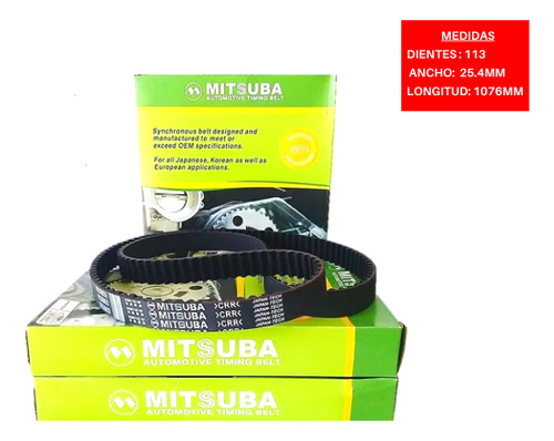 Correa Tiempo Compatible Hyundai Lantra 2.0 2000 2003