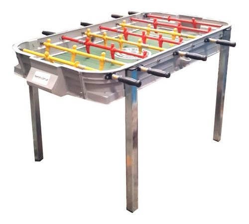 Metegol Yeerom Heavy Duty con jugadores de aluminio y pelotas incluidas