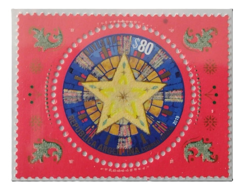 2019 Navidad Estrella Belén- Argentina (sellos) Mint