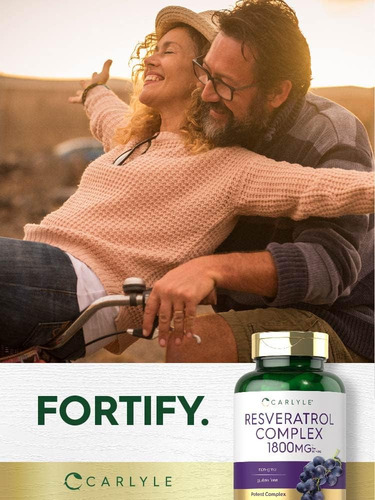 2pak Tot360cap 1800mg Complejo De Resveratrol Sin Omg Gluten
