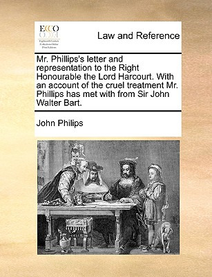 Libro Mr. Phillips's Letter And Representation To The Rig...