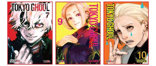 Combo Tokyo Ghoul Tomos 7, 9 Y 10 - Manga - Ivrea