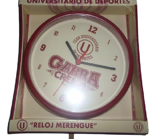 Reloj Oficial De Pared Universitario De Deportes 2017