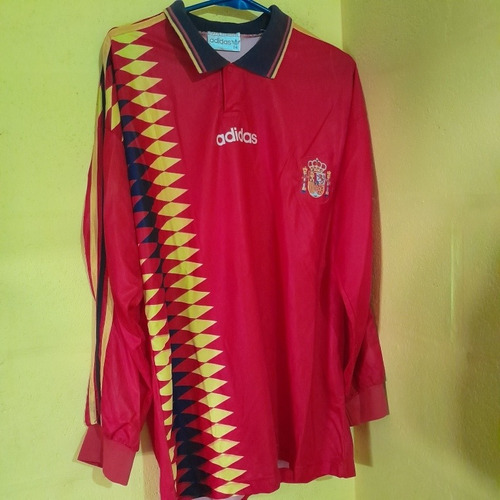 Deportivo Español,camiseta adidas Talle 4 M/l