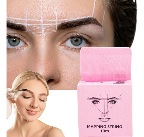 Hilo Entintado Diseño Cejas Mapping String Microblading 6 Pz