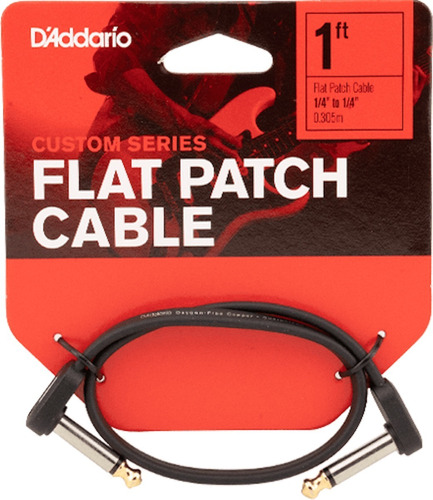 Planet Waves Custom Series Flat Patch Cable Interpedal 30cm