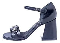 Comprar Sandalias Mujer Cuero Negro Saverio Di Ricci Jena.