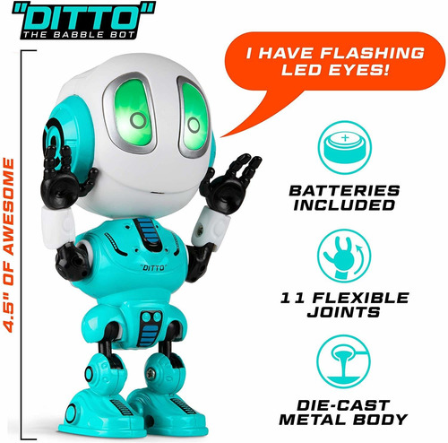 Toy Robots For Boys Or Girls - Ditto Mini Talking Robots For