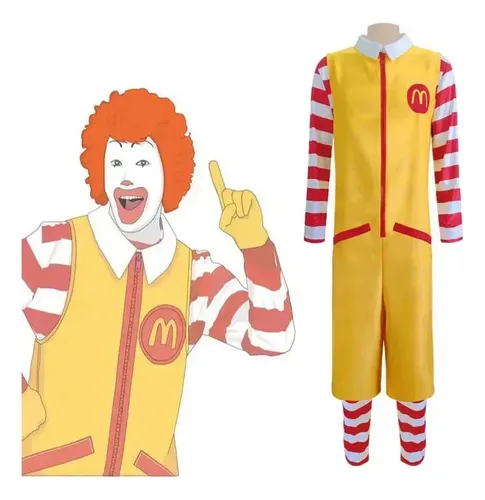. Ropa Clásica De Payaso Sexy De Ronald Mcdonald Cos