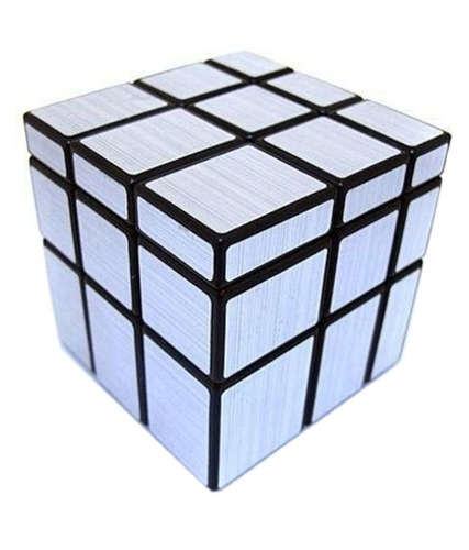 Cubo Rubik Qiyi Mirror 3x3 Speed Plateado Original