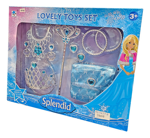 Bijouteria Infantil Princesa Frozen Con Accesorios Varios