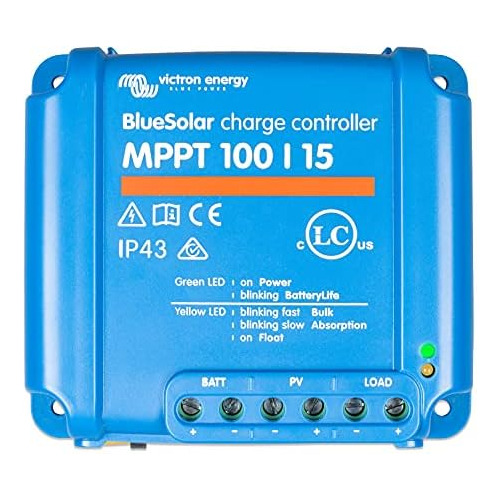 Controlador De Carga Victron Bluesolar Mppt 100/15, 15 ...