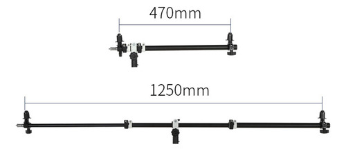 Soporte De Brazo De Cámara Alluminum 125cm Retractable Para
