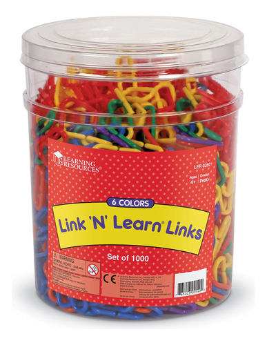 Learning Resource Rainbow Link 'n' Learn Links - Cubo De  P.