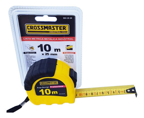 Cinta Metrica Crossmaster 10 Mts Con Freno