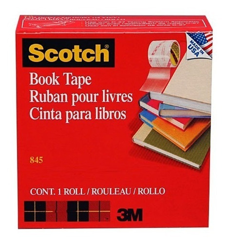 Cinta 3m Book Tape 0.038x13mts - 3m 8453813 /v