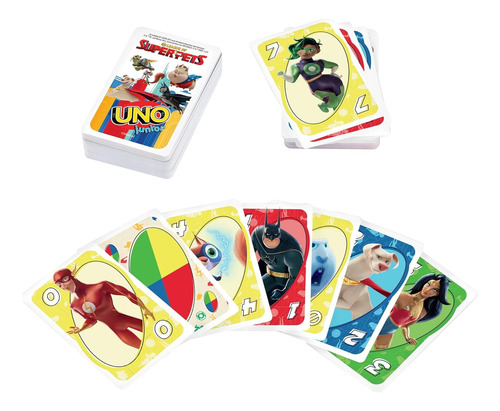 Uno Junior Dc League Of Superpets - Juego De Cartas Para Niñ