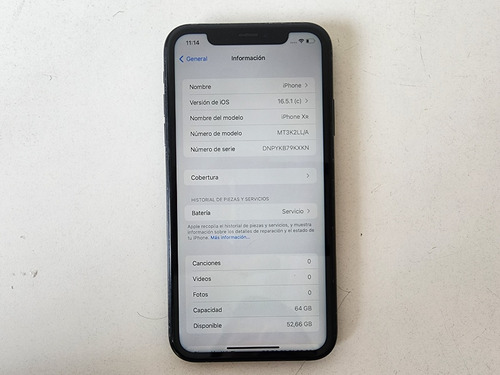 Imagen 8 de 8 de Apple iPhone XR 64 Gb Bateria Al 77% Negro - Sin Accesorios